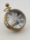 Rare One Of Kind Vintage 1960's Roskopf Swiss Made Ball 17 Jewel Clock. Working