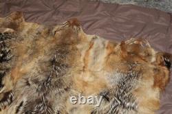 Rare One of a Kind Collectible Botswana Jackal Queen Bed Comforter