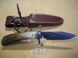 Rare One of a Kind Randall Damascus Model 8 Knife, Lunch Box Knife! , Mint, 1980s