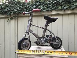 Rare, Vintage CIRCUS CLOWN BIKE 14 x 14 / MINIATURE / One-of-a-Kind Folk Art