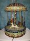 Rare! Vintage Electric Circus Carousel- Working! One Of A Kind 23 Tall