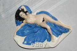 Rare Vintage Holland Mold Ash Tray One of A Kind Completely Naked Woman