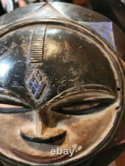 Rare Vintage Tribal Face Mask Folk Art Handcrafted One-of-a-kind