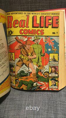 Real Life Comics Bound Volume #1-15 GOLDEN AGE TREASURE ONE OF A KIND