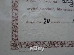 Reliquary Relic 1st Class St. Christopher & COA Document One of a kind