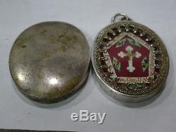Reliquary Relic TRUE CROSS D. N. J. C. One of kind Very Rear