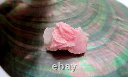Remarkable One Of A Kind Rare Pink Rhodochrosite & Quartz Specimen Silverton Co