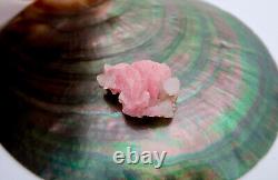 Remarkable One Of A Kind Rare Pink Rhodochrosite & Quartz Specimen Silverton Co