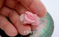Remarkable One Of A Kind Rare Pink Rhodochrosite & Quartz Specimen Silverton Co