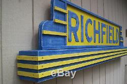 Richfield Gas Huge 0ver 7 feet wide. One of a kind
