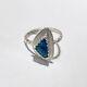 Ring Native Azurite Sterling Ring One Of A Kind Approx 10.5 +/