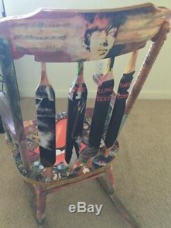 Rolling Stones Rocker One of a Kind Rocking Chair L & M Seanart ORIGINAL ART