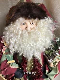 SANTA. One-of-a-Kind, in a Minstrel-style Outfit. Approx 46 in Length. NEW