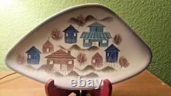 SASCHA BRASTOFF AUTOGRAPHED'58 Free Form Dish Houses MCM One of A Kind