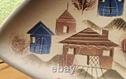 SASCHA BRASTOFF AUTOGRAPHED'58 Free Form Dish Houses MCM One of A Kind