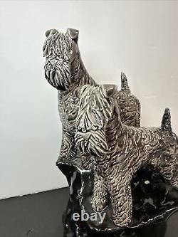 SCOTTISH TERRIER Ceramic Pottery Sculpture One Of A Kind 9