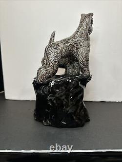 SCOTTISH TERRIER Ceramic Pottery Sculpture One Of A Kind 9