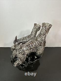 SCOTTISH TERRIER Ceramic Pottery Sculpture One Of A Kind 9