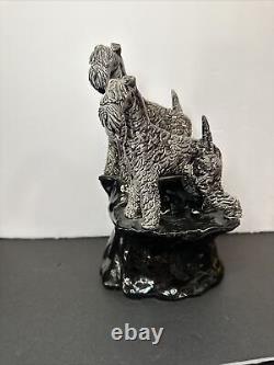 SCOTTISH TERRIER Ceramic Pottery Sculpture One Of A Kind 9