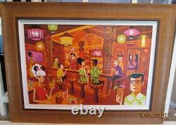 SHAG JOSH AGLE'IN THE ENCHANTED TIKI BAR ONE OF A KIND! Stunning! 190/195