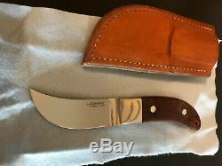 S. R. Johnson Custom Skinner Knife-sheath-letter- One-of-a-kind-loveless Partner