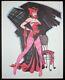 Scarlet Witch Original Art Steve Rude Commission Marvel One Of A Kind