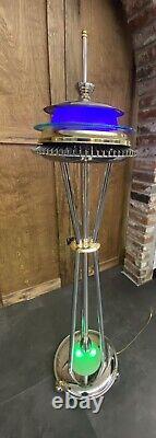 Seattle Space Needle MCM Floor Lamp ONE OF A KIND Artisan Made Multiple Modes