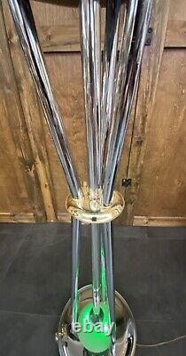 Seattle Space Needle MCM Floor Lamp ONE OF A KIND Artisan Made Multiple Modes