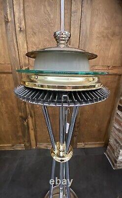 Seattle Space Needle MCM Floor Lamp ONE OF A KIND Artisan Made Multiple Modes
