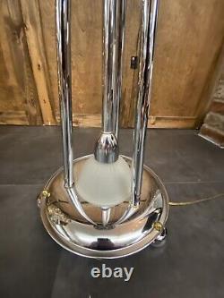 Seattle Space Needle MCM Floor Lamp ONE OF A KIND Artisan Made Multiple Modes