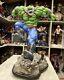 Sideshow Green Hulk Comiquette Statue Exclusive Customized One Of A Kind Oak