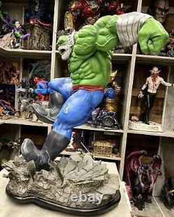 Sideshow GREEN HULK Comiquette Statue Exclusive CustomIzed One Of A Kind Oak