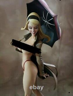 Sideshow Spiderman GWEN STACY Custom statue TOPLESS Rare Mary Jane One of Kind