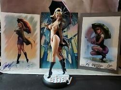 Sideshow Spiderman GWEN STACY Custom statue TOPLESS Rare Mary Jane One of Kind