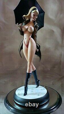 Sideshow Spiderman GWEN STACY Custom statue TOPLESS Rare Mary Jane One of Kind