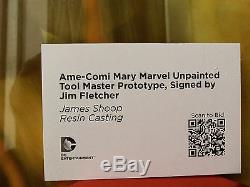 Signed One Of A Kind Ame-comi Mary Marvel Master Prototype Jim Fletcher Rare1