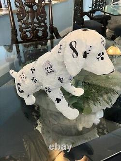 Signed Paper Mache DALMATION DOG Life Size Puppy One Of A Kind. 15