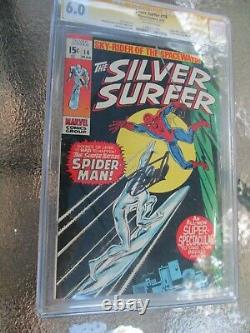 Silver Surfer #14 CGC 6.0 SS Stan Lee1970 Spiderman, rare, one of kind