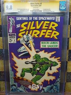 Silver Surfer 2 CGC 9.8 Signature Series Stan Lee! One of a Kind! 1968