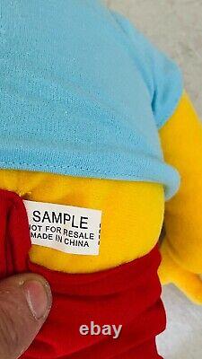 Simpsons Comic Book Guy Prototype Factory Sample 12 Plush One Of A Kind