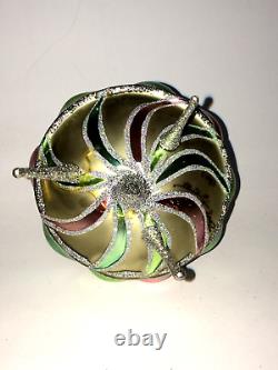 Slavic Treasures ONE OF A KIND Alien Space Ship PROTOTYPE Ornament SIGNED 2002