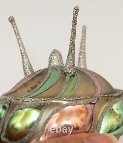 Slavic Treasures ONE OF A KIND Alien Space Ship PROTOTYPE Ornament SIGNED 2002