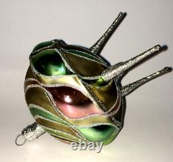 Slavic Treasures ONE OF A KIND Alien Space Ship PROTOTYPE Ornament SIGNED 2002