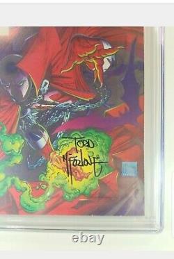 Spawn 1 Cgc 7.5 Signed Todd Mcfarlane Printing Error One Of A Kind Rare Variant