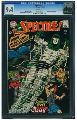 Spectre #1. CGC 9.4 WHITE PAGES Rocky Mountain Pedigree One of a kind. DC Key