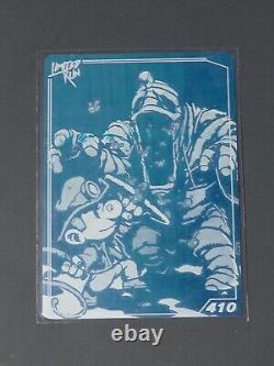Spelunky Limited Run Games 410 Trading Card Printing Plate Cyan One of a Kind