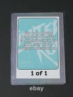 Spelunky Limited Run Games 410 Trading Card Printing Plate Cyan One of a Kind