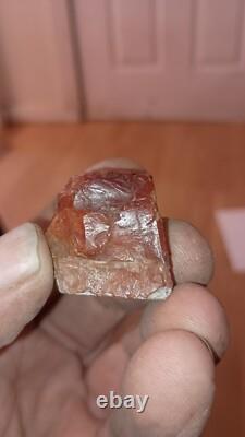 Spessartite Raw 3 Banded Colors One Of A Kind Transparent 25 Carats Rough