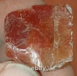Spessartite Raw 3 Banded Colors One Of A Kind Transparent 25 Carats Rough