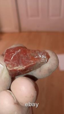 Spessartite Raw 3 Banded Colors One Of A Kind Transparent 25 Carats Rough